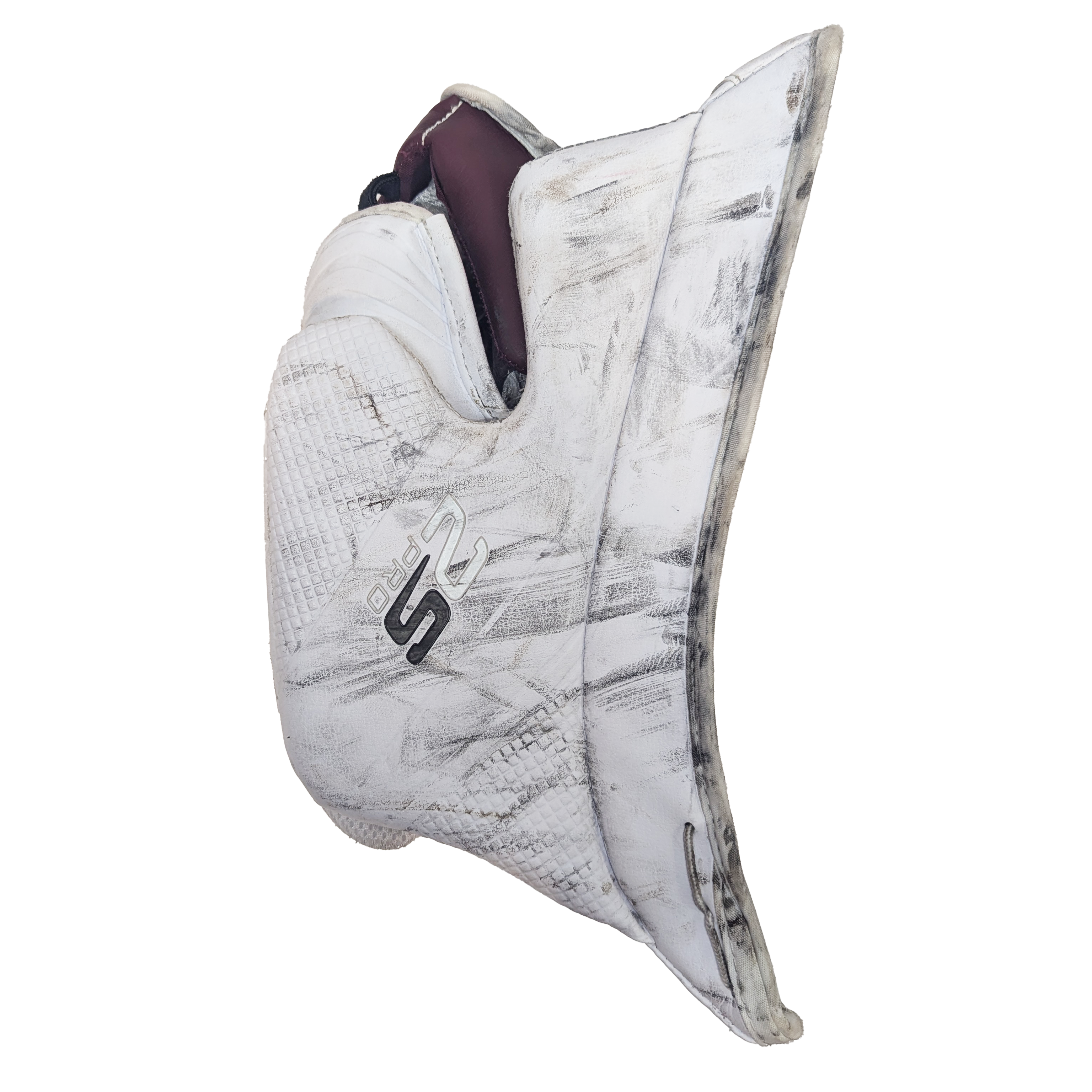 Bauer Supreme 2S Pro - Jambières de gardien de but Pro Stock d'occasion (blanc/marron)